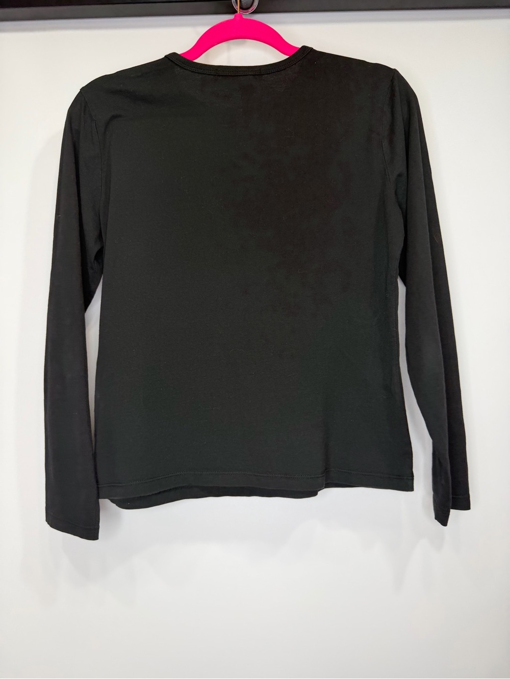 Lauren Active Ralph Lauren Crest Embroidered Long Sleeve Tee Black Size S - Picture 8 of 9